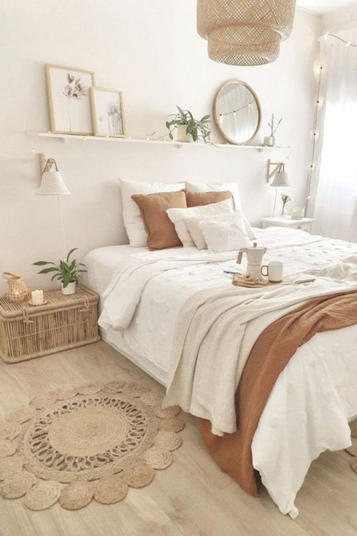 dormitorio pequeno encanto pinterest mimbre