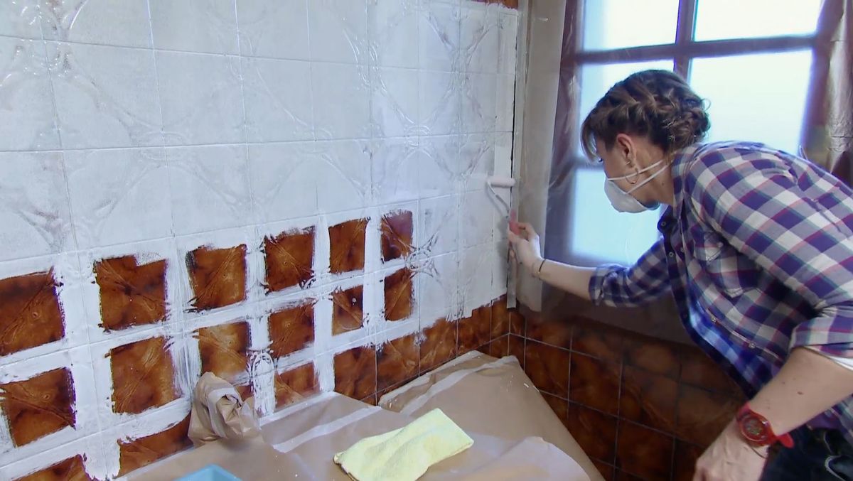 Cuarto de baño luminoso con toques marineros paso 2