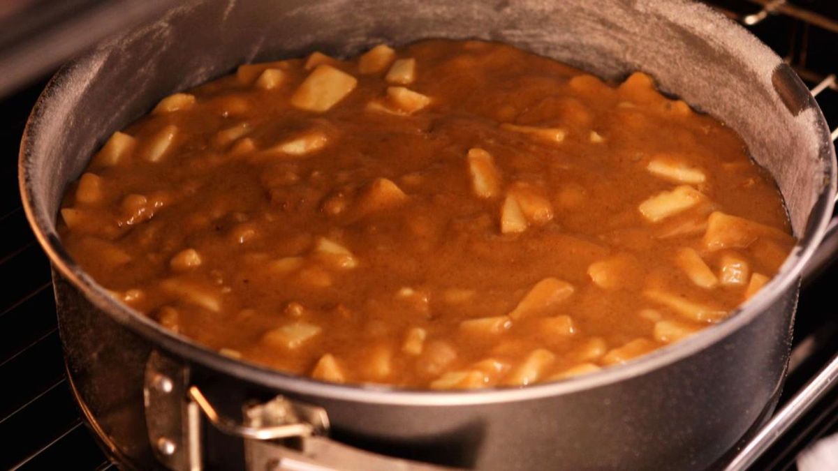 Bizcocho de manzana y nueces   Paso 5