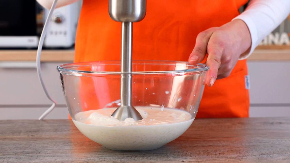 Receta de helado de arroz con leche  paso 2