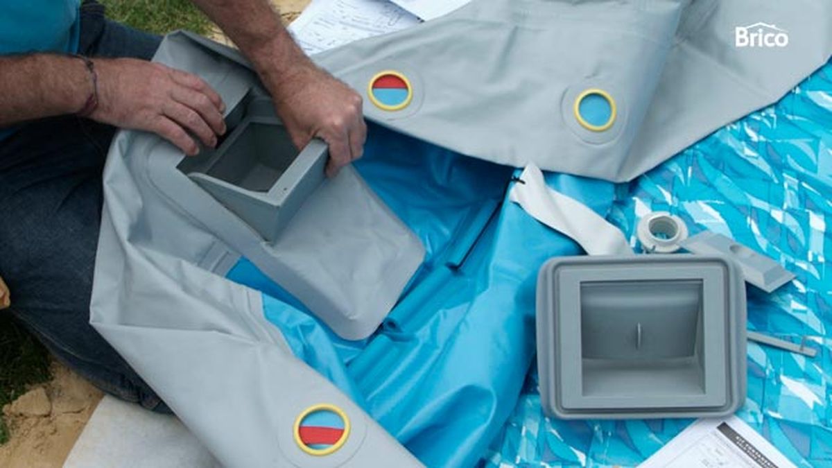 Piscina desmontable paso 9