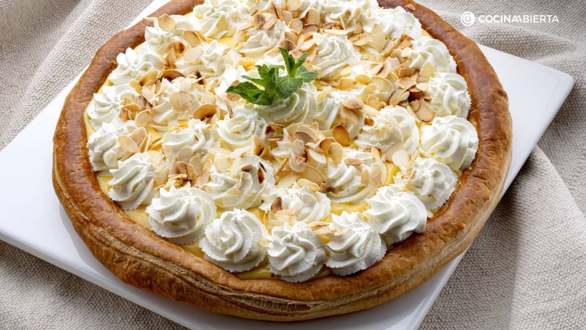 tarta regina salamanca de hojaldre receta