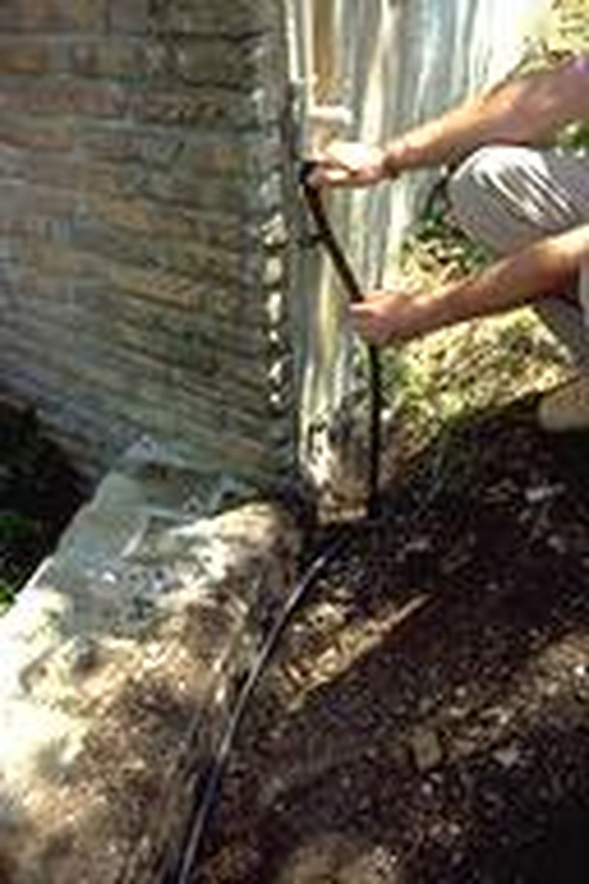 Fuente de piedra artificial paso 9