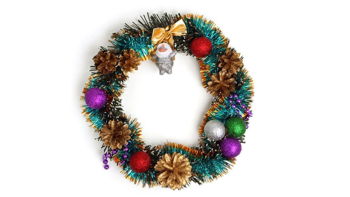 coronas navideñas originales  divertida