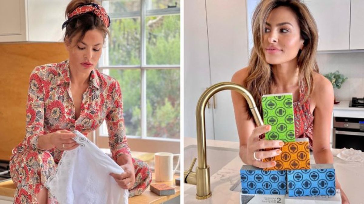 eva mendes esponjas limpieza
