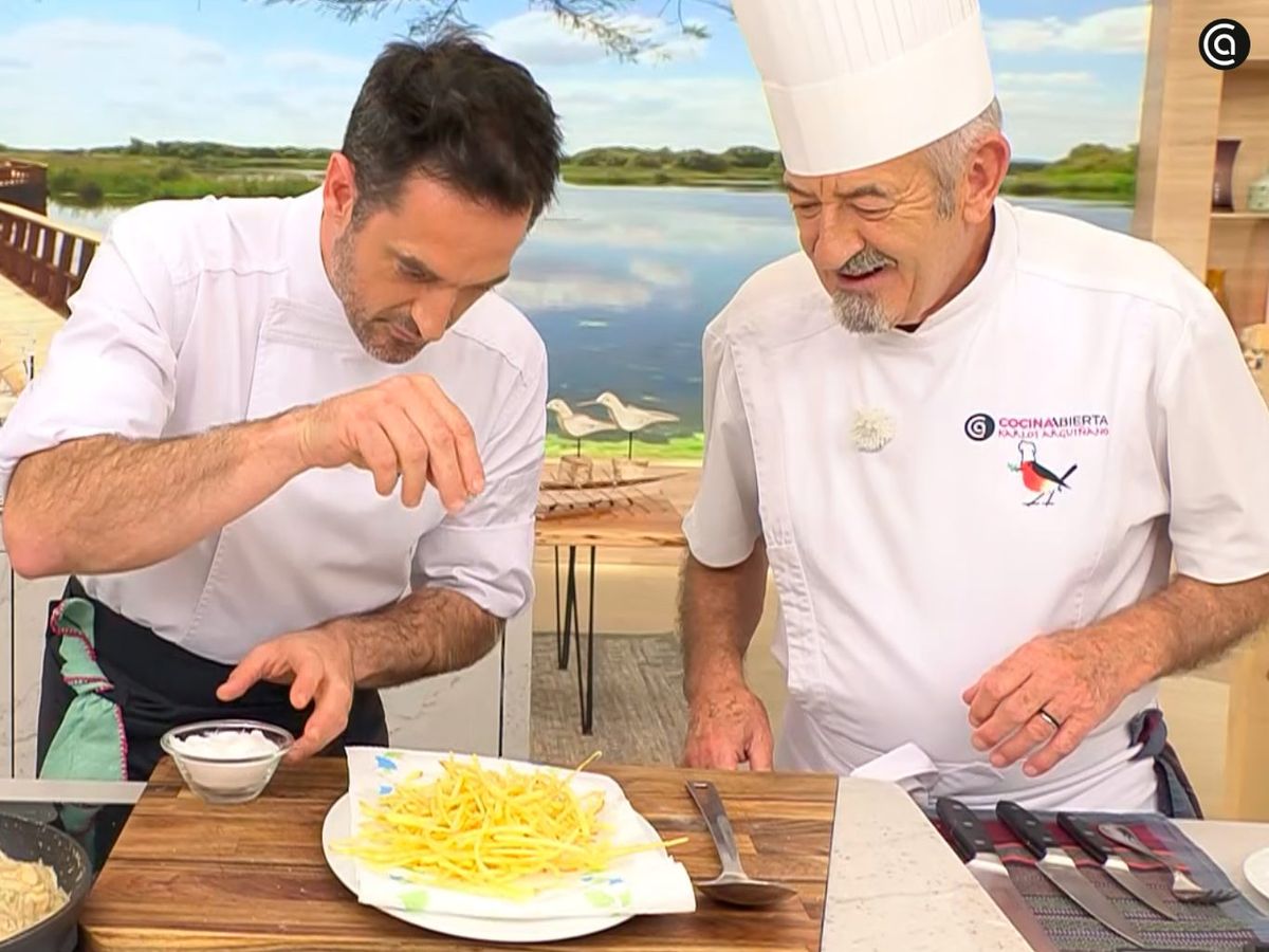 Sazona las patatas paja