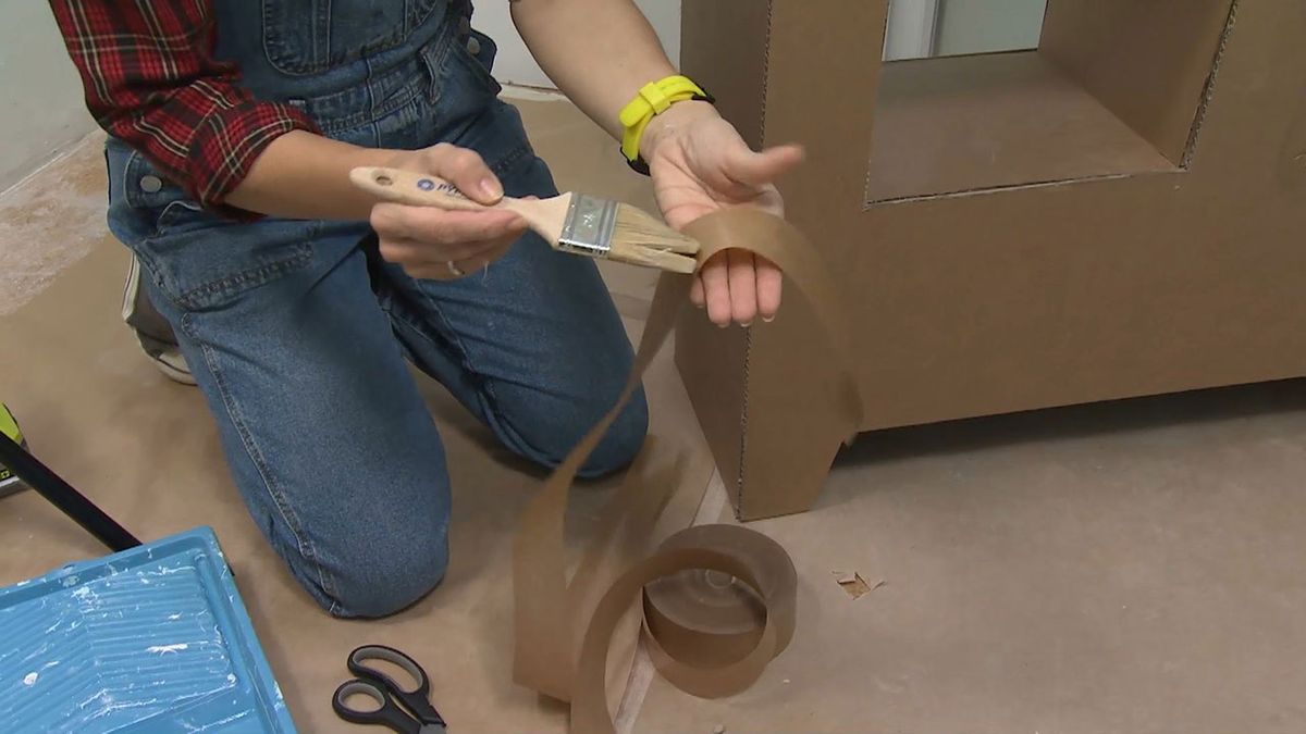 Deco752 Decorar recibidor pequeño con mueble carton paso 10