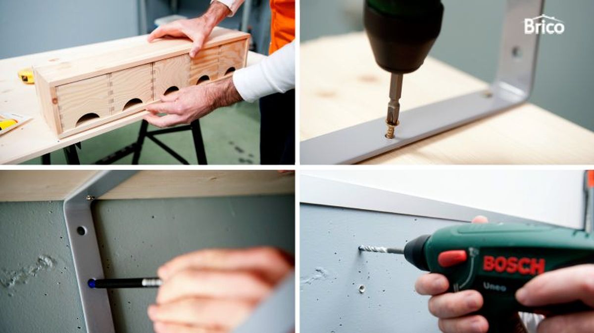 Pasos para hacer una mesa de trabajo suspendida