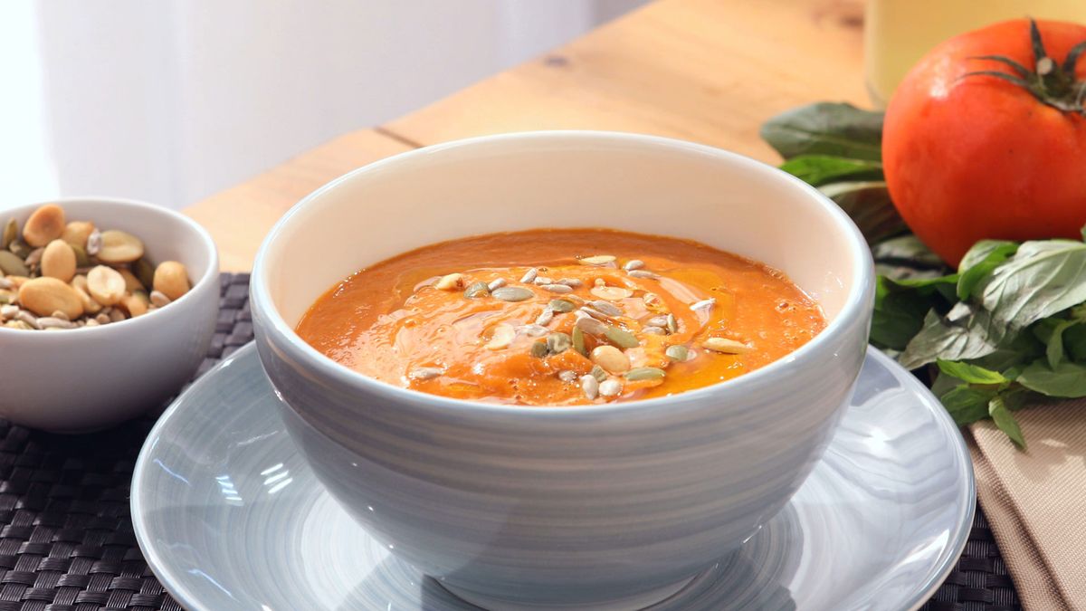 Sopa de tomate cremosa   Paso 5