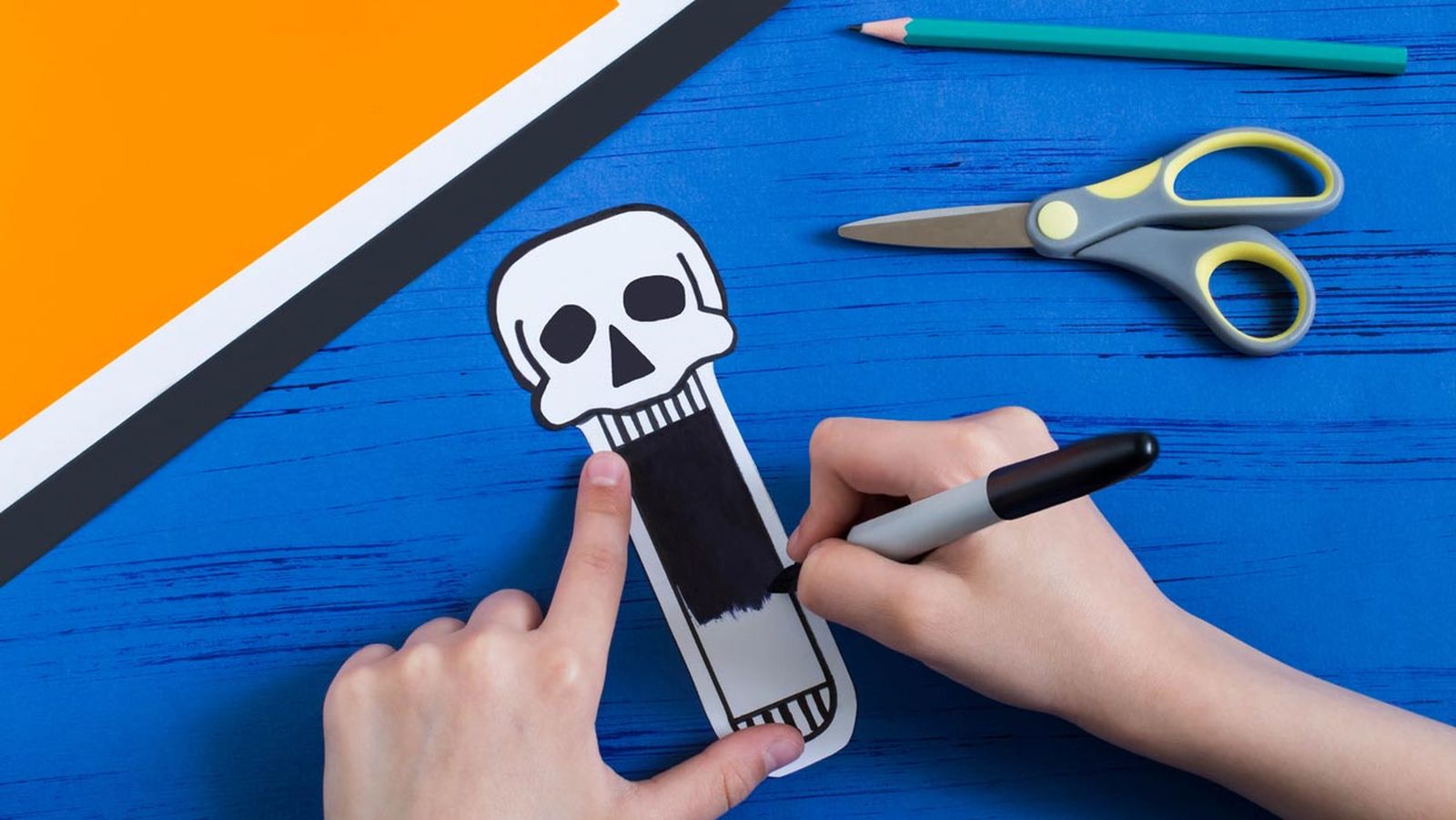 calavera papel paso 2
