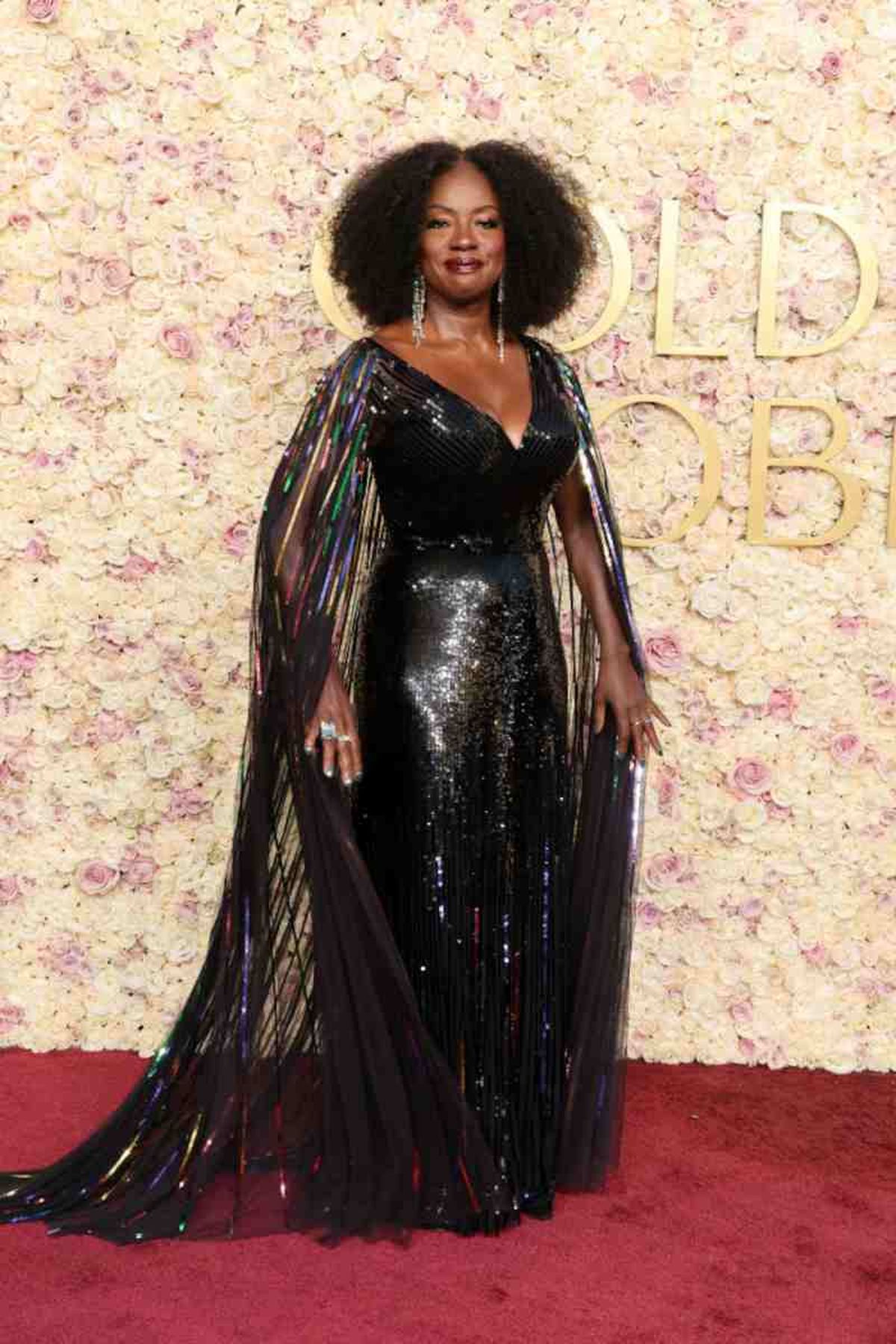 Viola Davis en los Globos de Oro 2025