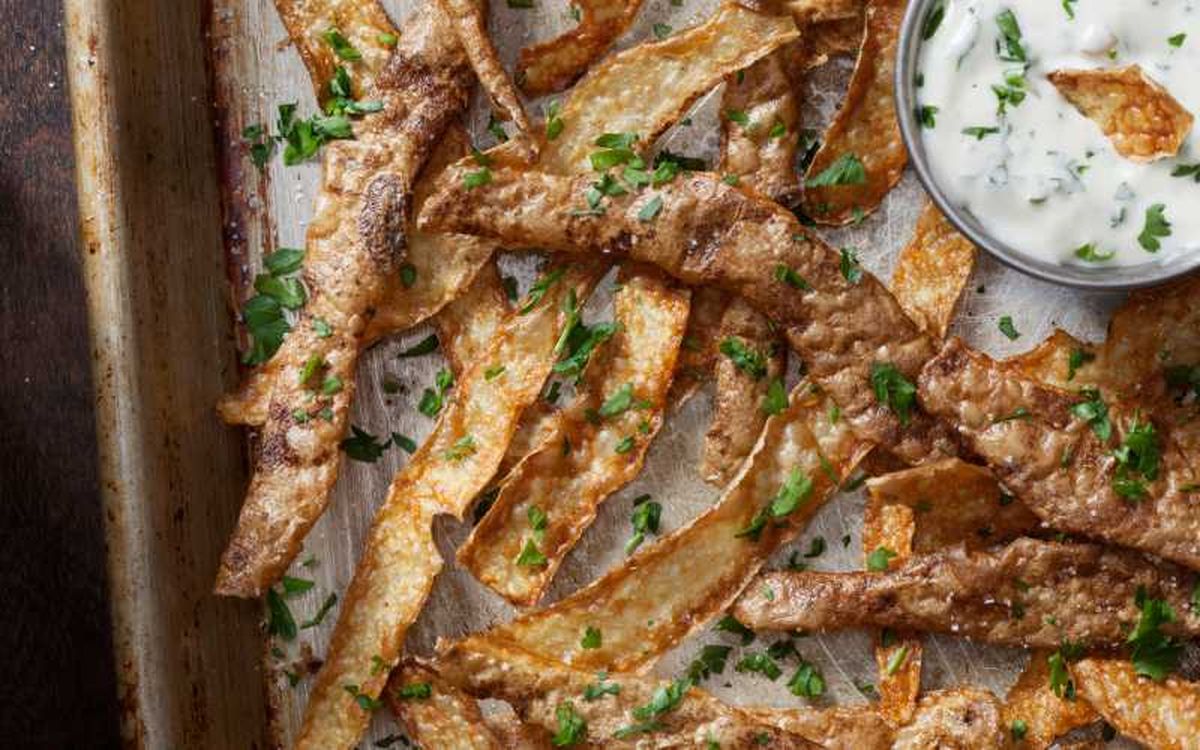 Chips de piel de patata