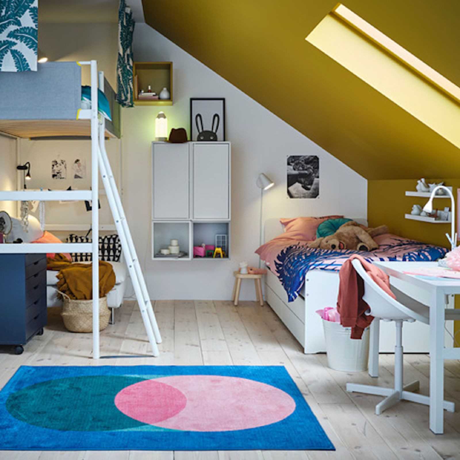 Dormitorios infantiles compartidos soluciones para disponer las camas en las habitaciones pequeñas 5 Dormitorios infantiles compartidos soluciones para disponer las camas en las habitaciones pequeñas 5
