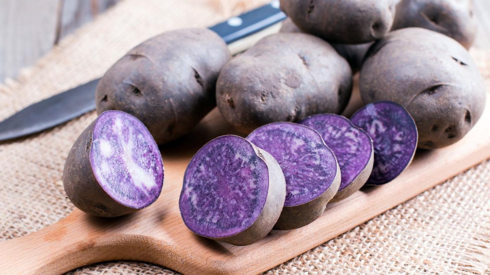 Patatas moradas