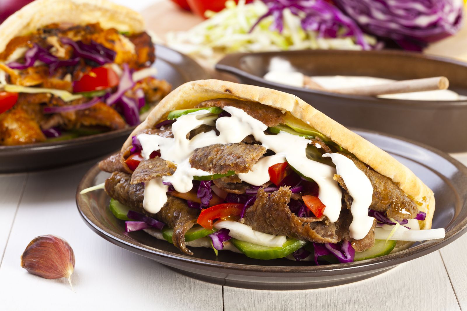 Receta de kebab casero de ternera