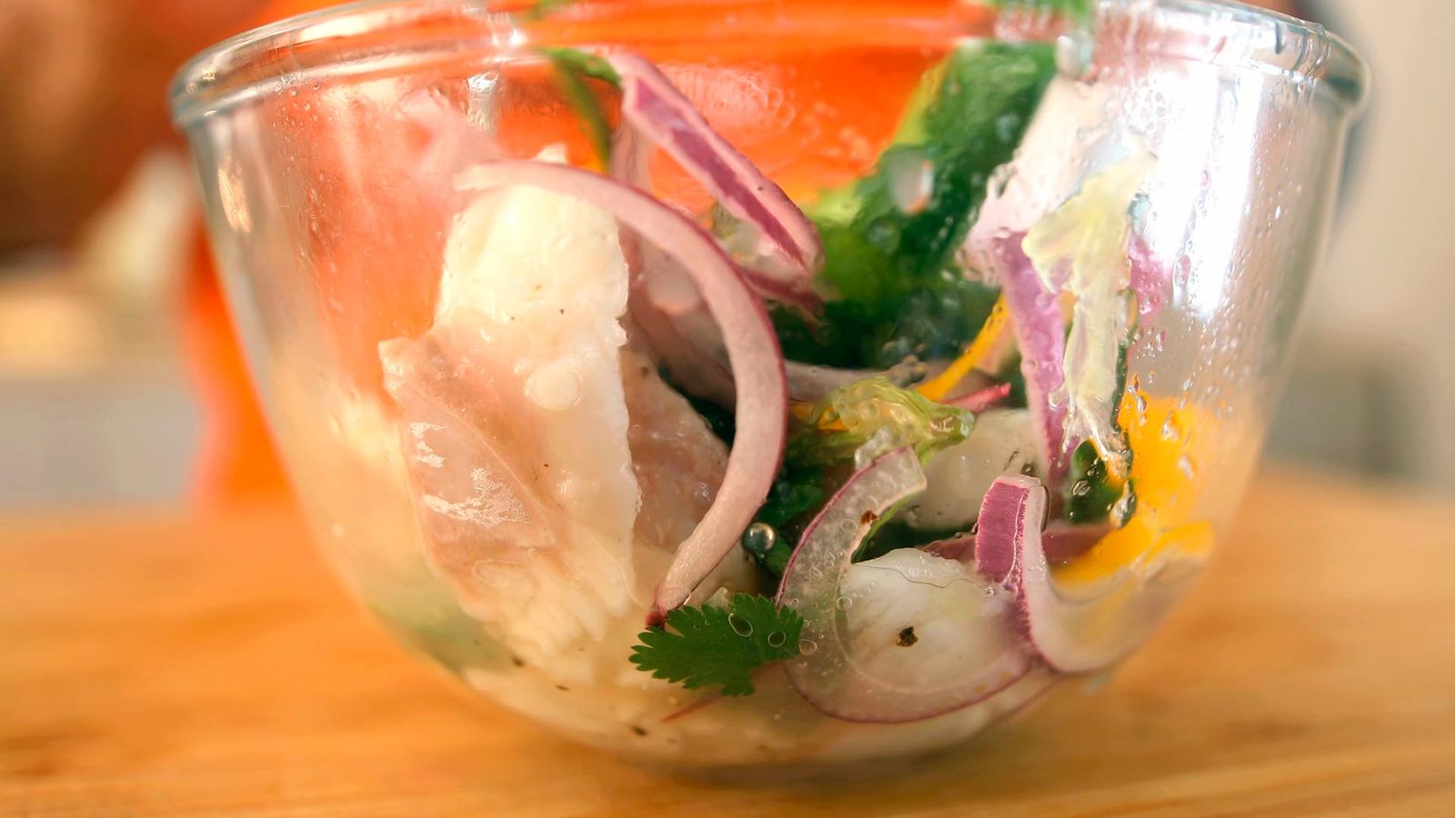 Receta de ceviche peruano paso 5 Receta de ceviche peruano paso 5