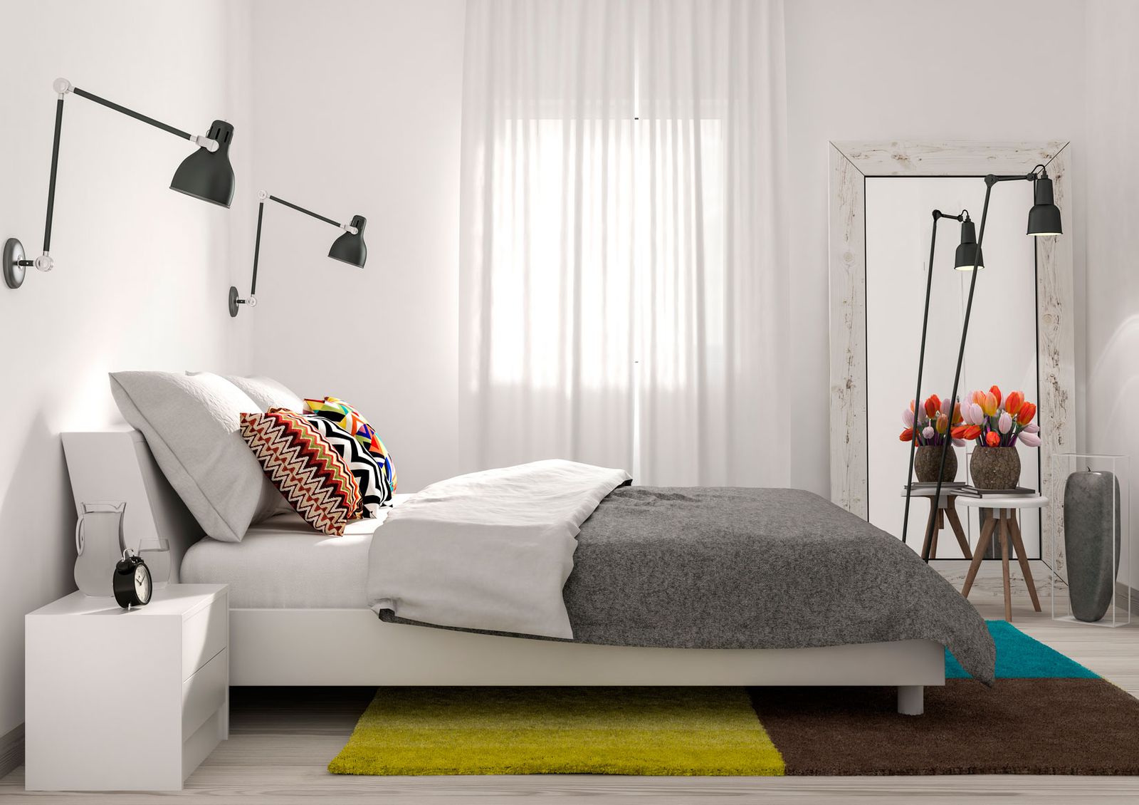 Cómo hacer que el dormitorio parezca más grande espejos Cómo hacer que el dormitorio parezca más grande espejos