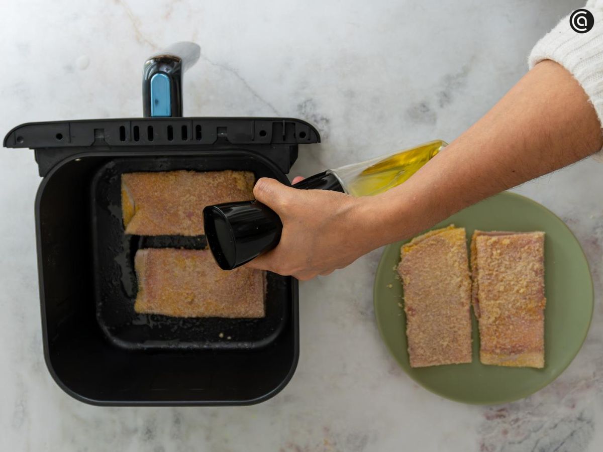 Unta los san jacobos con aceite