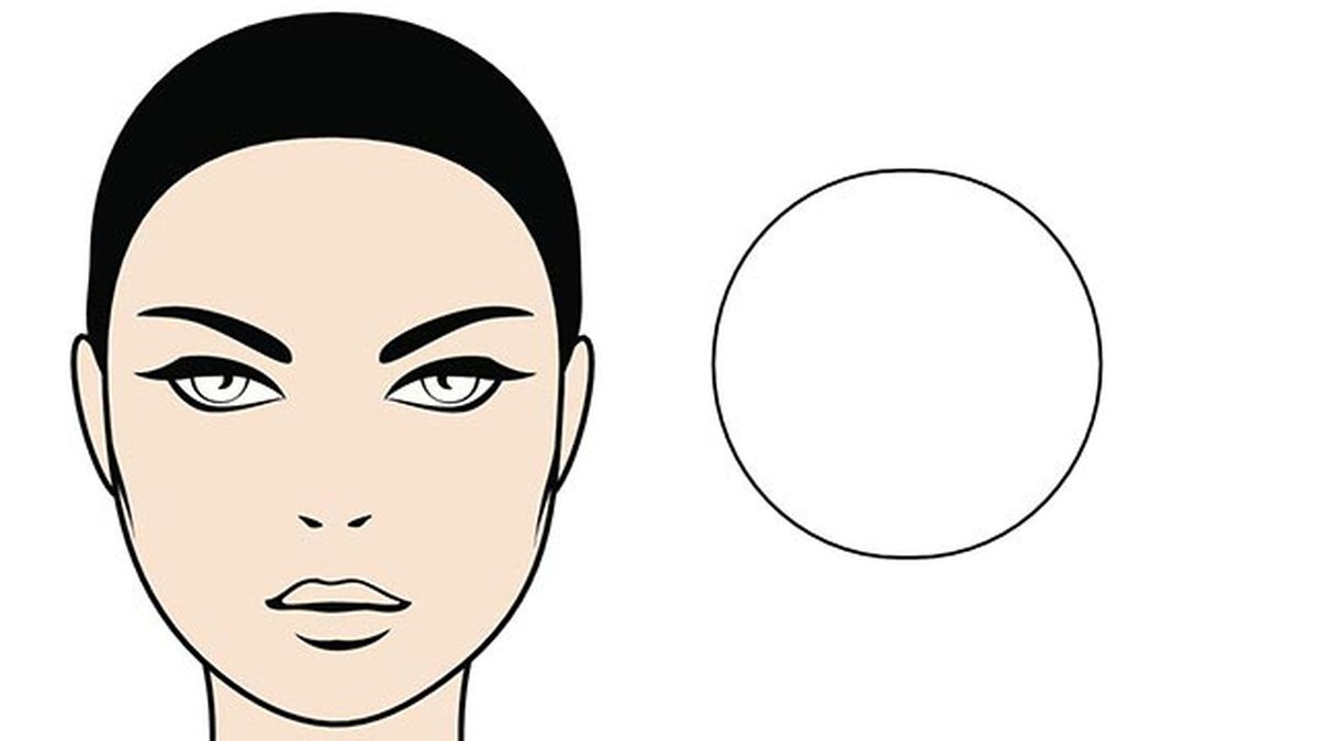 sabes cual es tu forma de rostro redondo