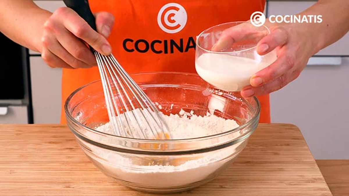 Receta de bollos de mantequilla   paso 1