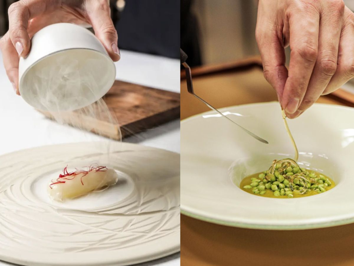 Platos de autor donde la técnica y el producto local son protagonistas.