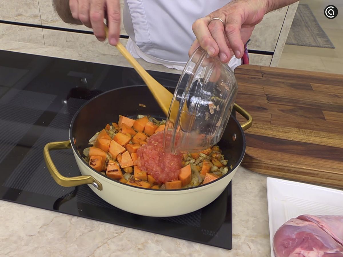 Sofríe las verduras