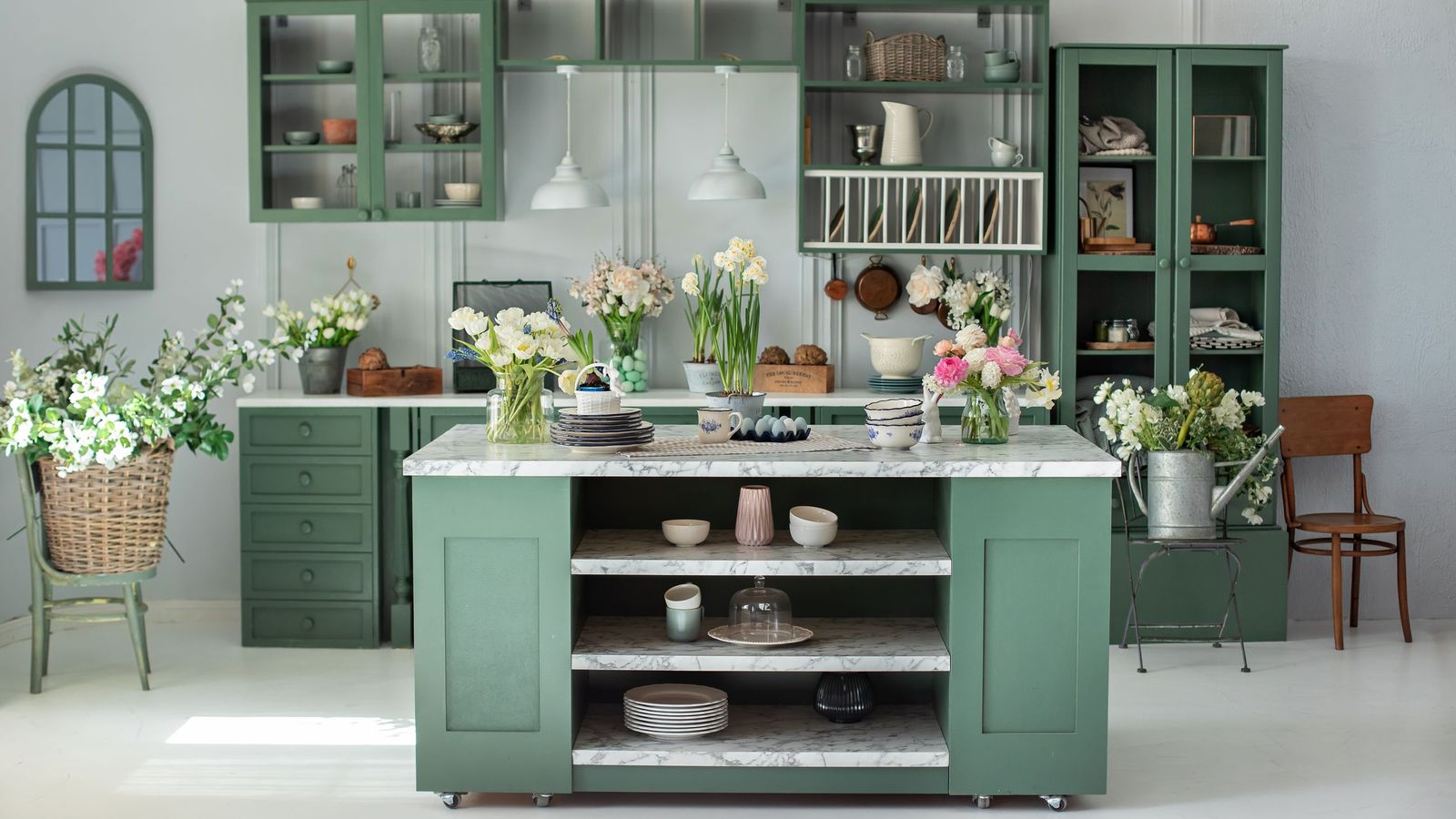 Las cocinas inglesas suelen ser abiertas y aireadas