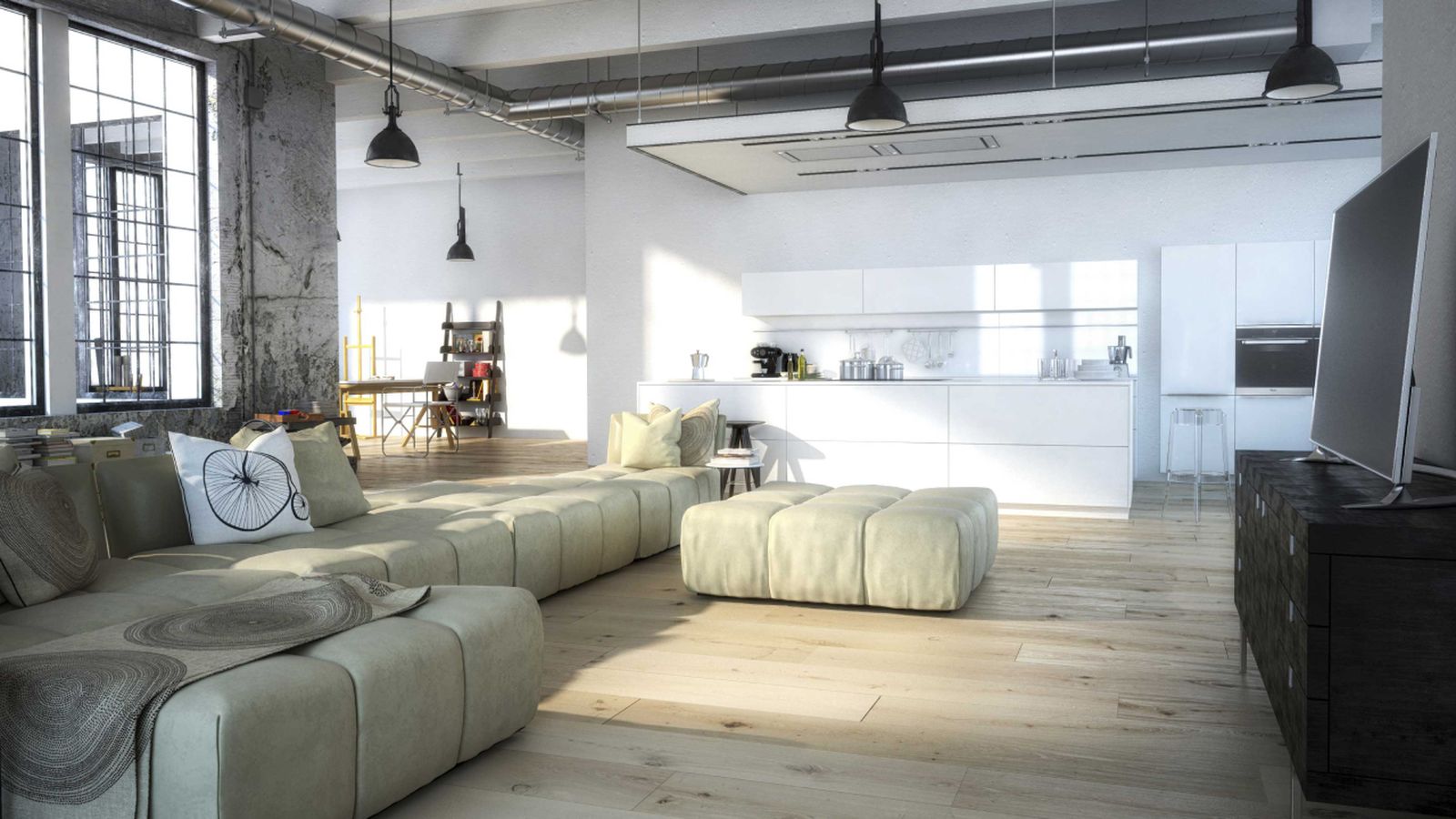 Casa tipo loft.