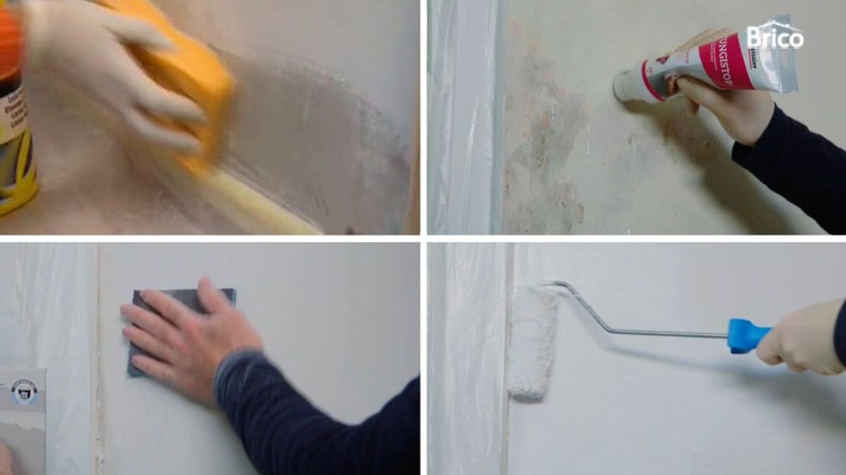 Pasos para eliminar las manchas de humedad con pintura