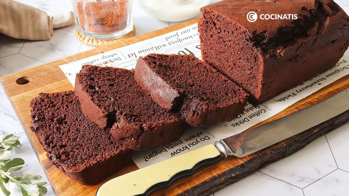 Bizcocho de yogur y chocolate
