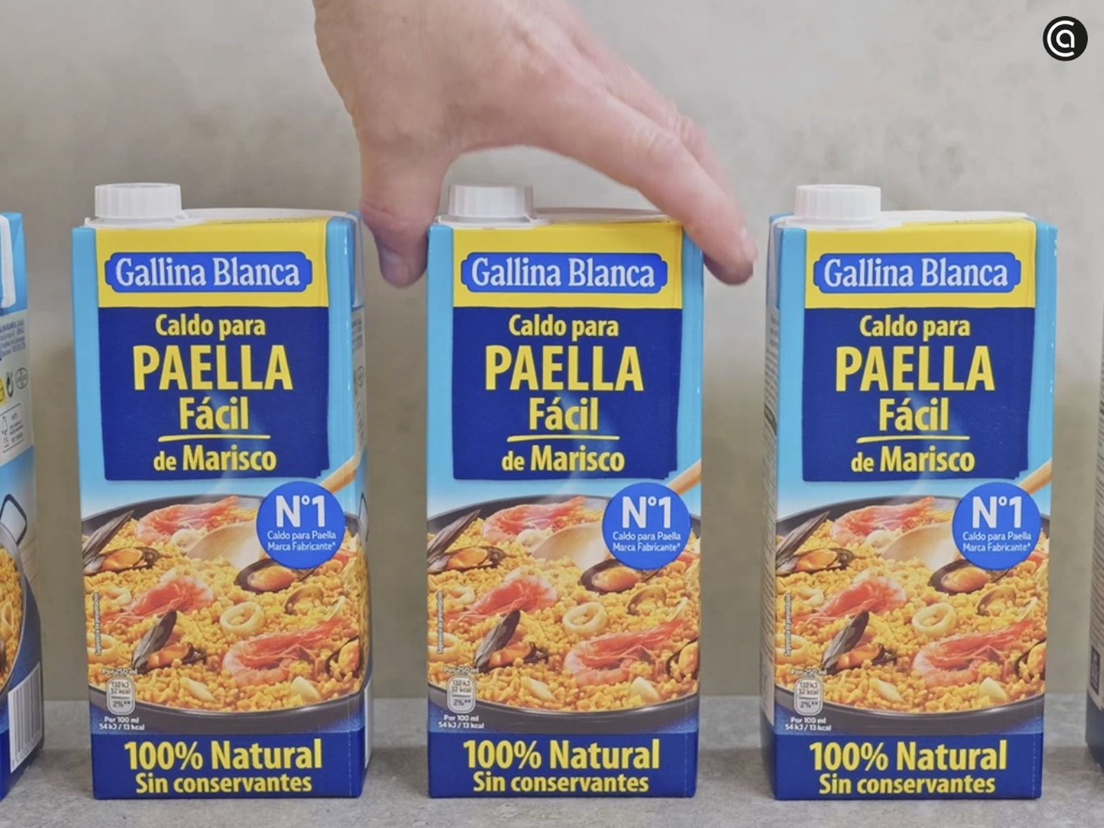 Caldo para Paella Fácil de Marisco 100% Natural Gallina Blanca Caldo para Paella Fácil de Marisco 100% Natural Gallina Blanca