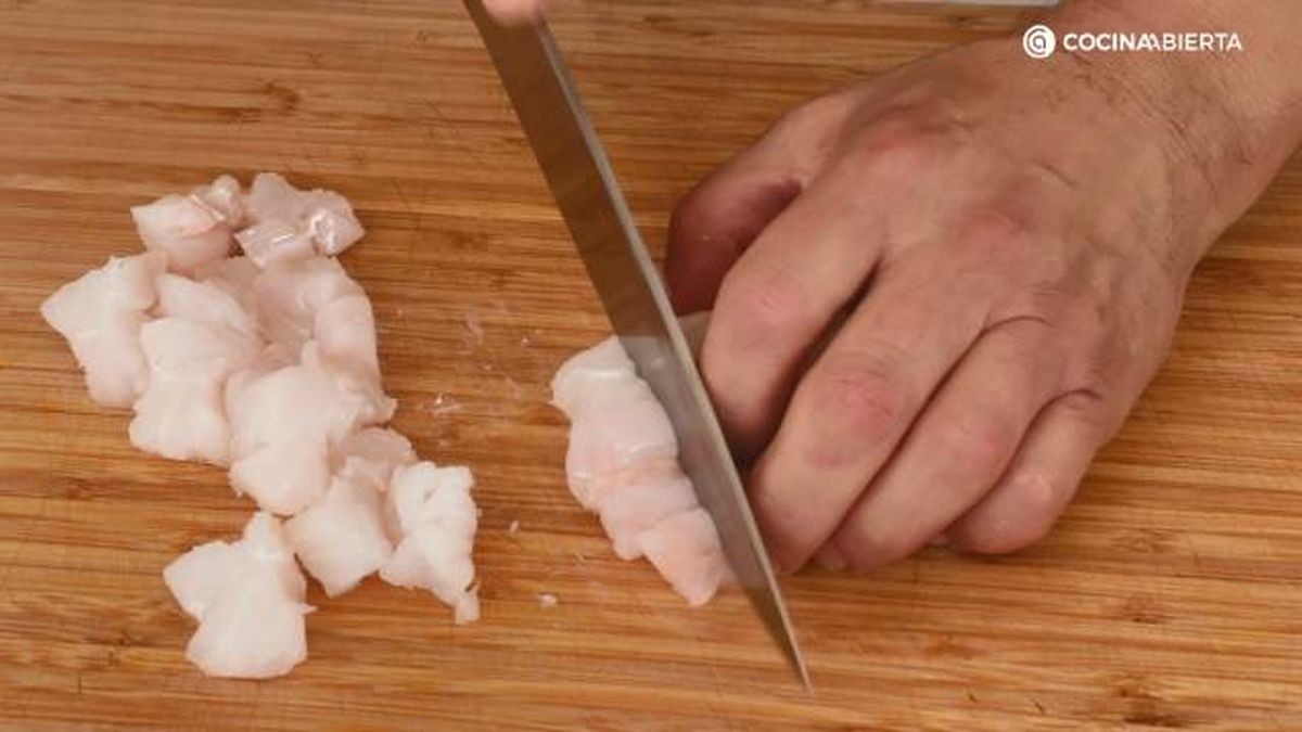 Gallina blanca Crema marisco paso 2