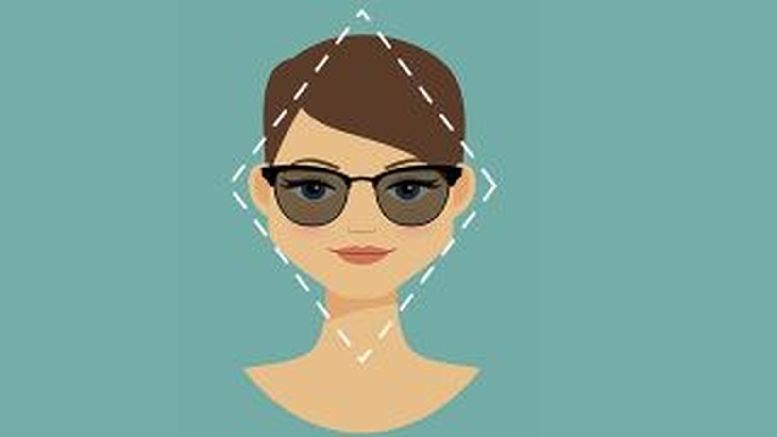 Gafas de sol para rostro romboide
