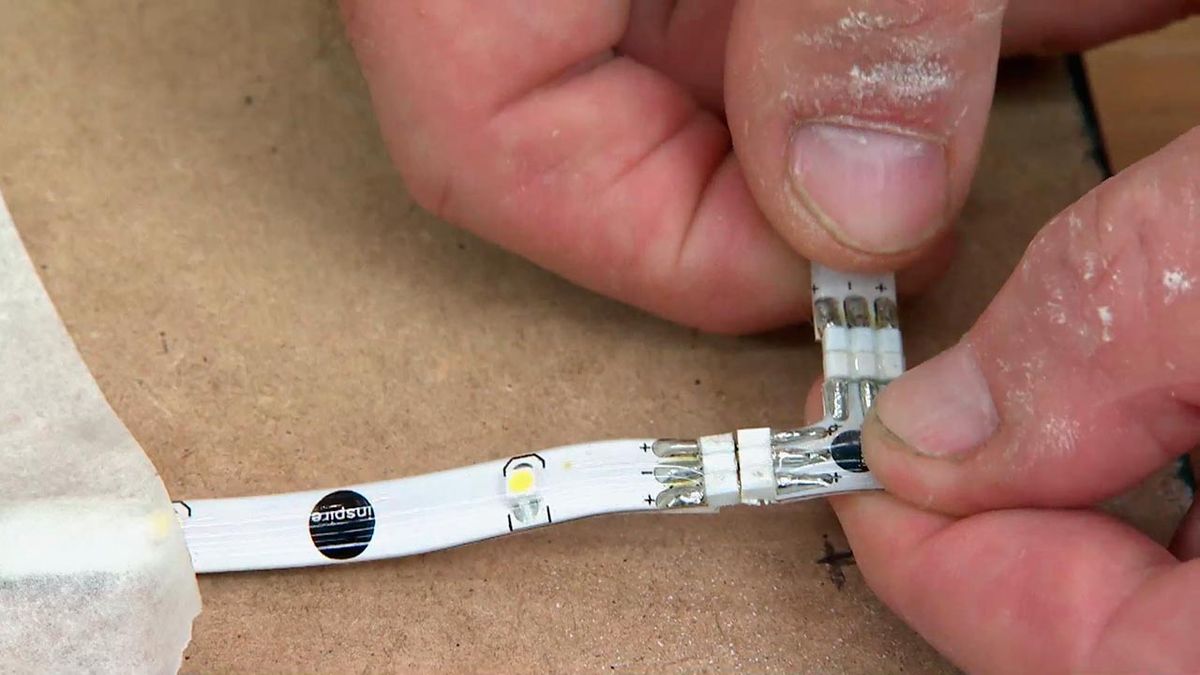 Como colocar tiras de led paso 2