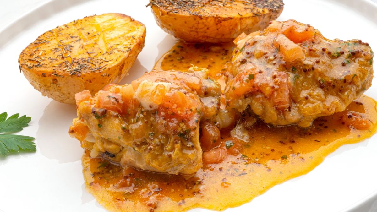 Pollo guisado de la abuela Teté