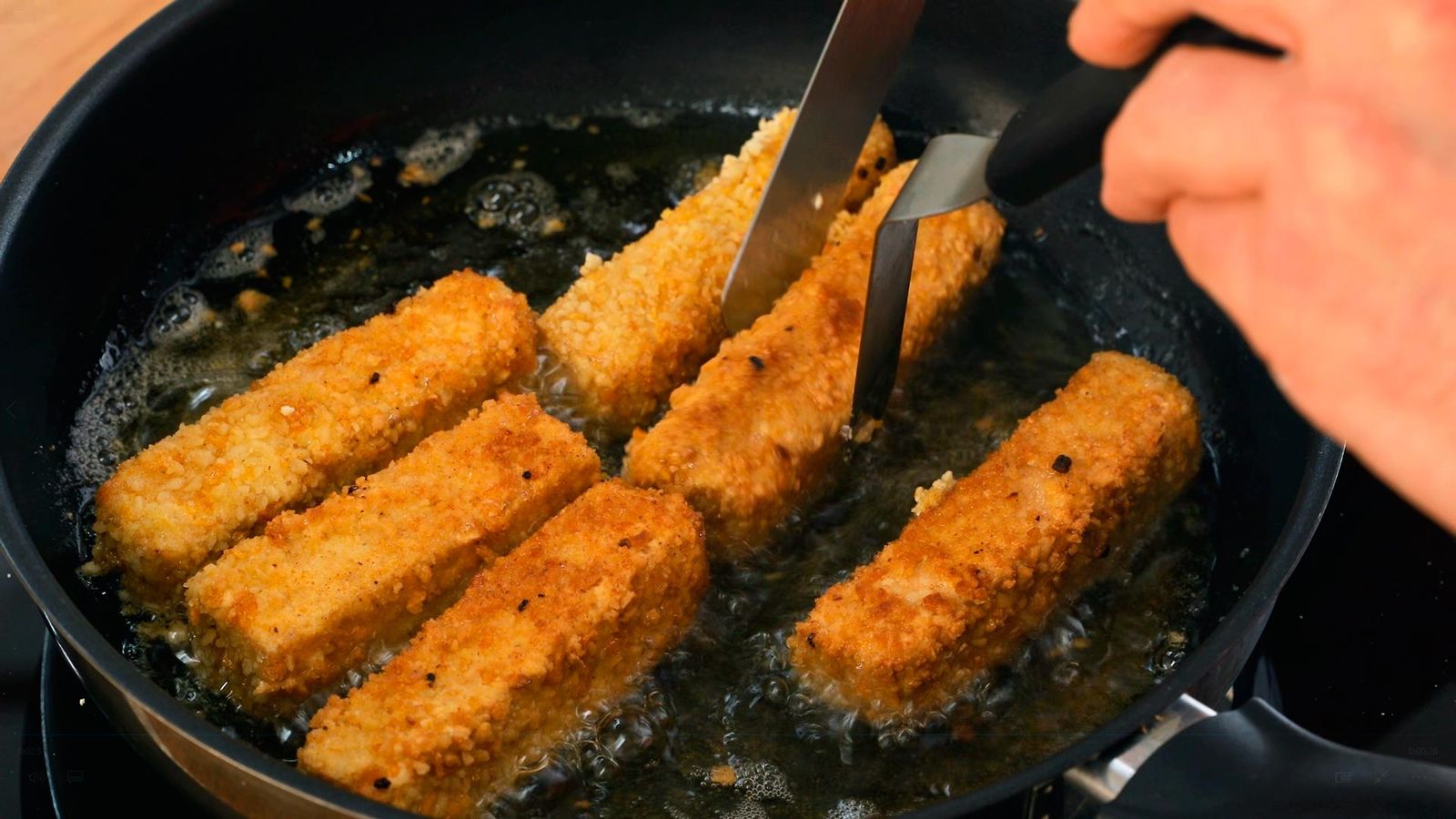 Receta de nuggets de tofu paso 6 Receta de nuggets de tofu paso 6