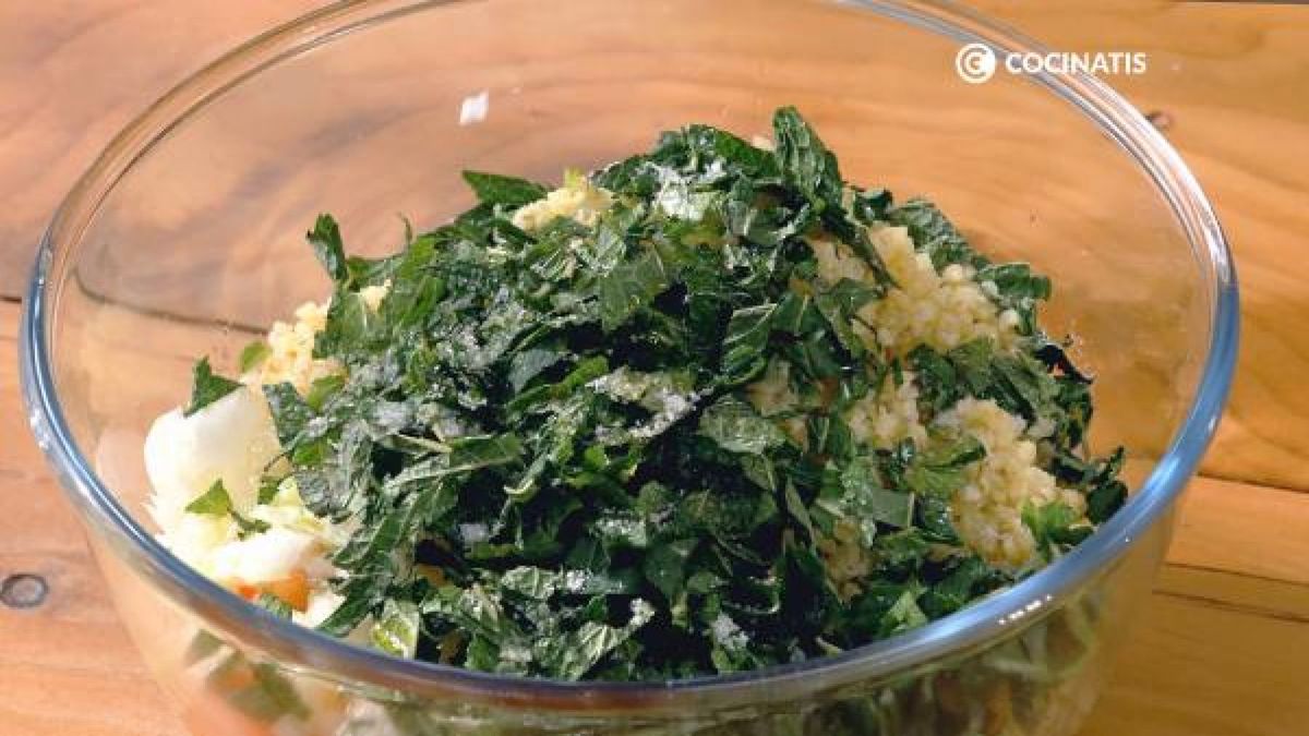 Receta tabulé  paso 4