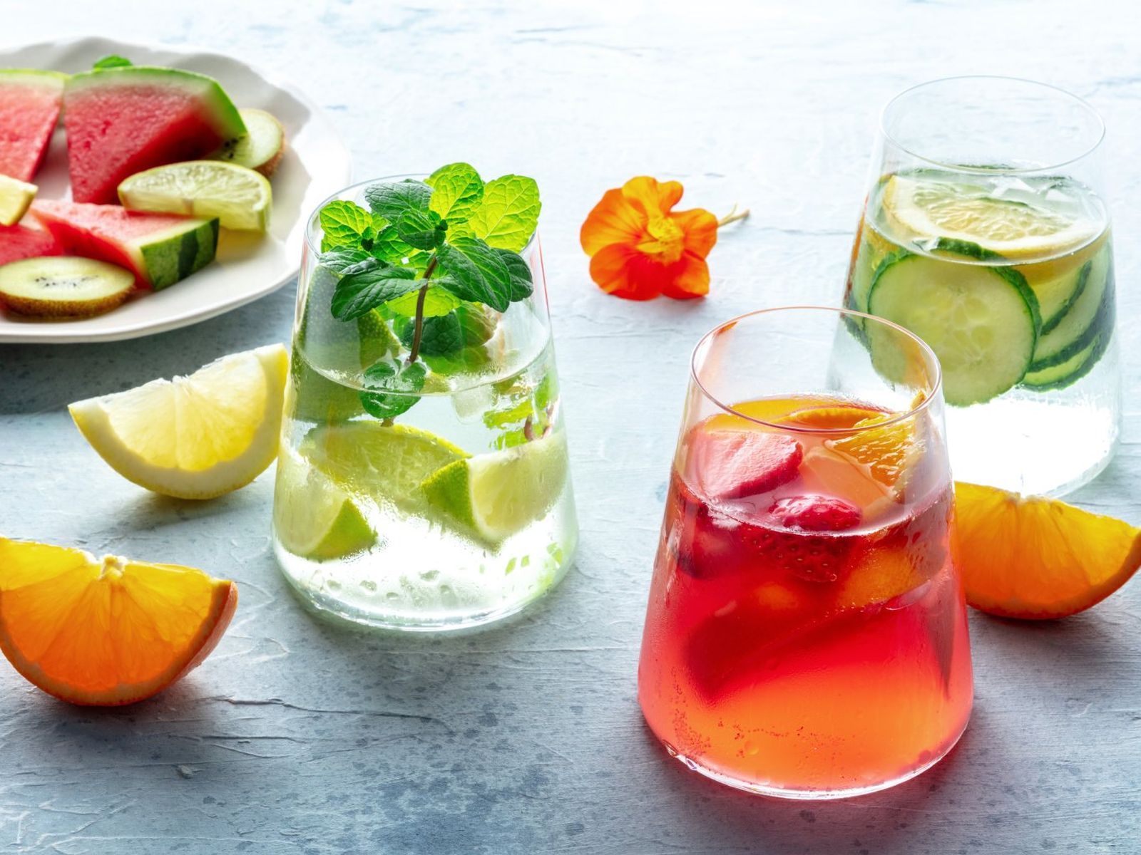 Los mocktails o bebidas sin alcohol mantienen la estética de un cóctel clásico