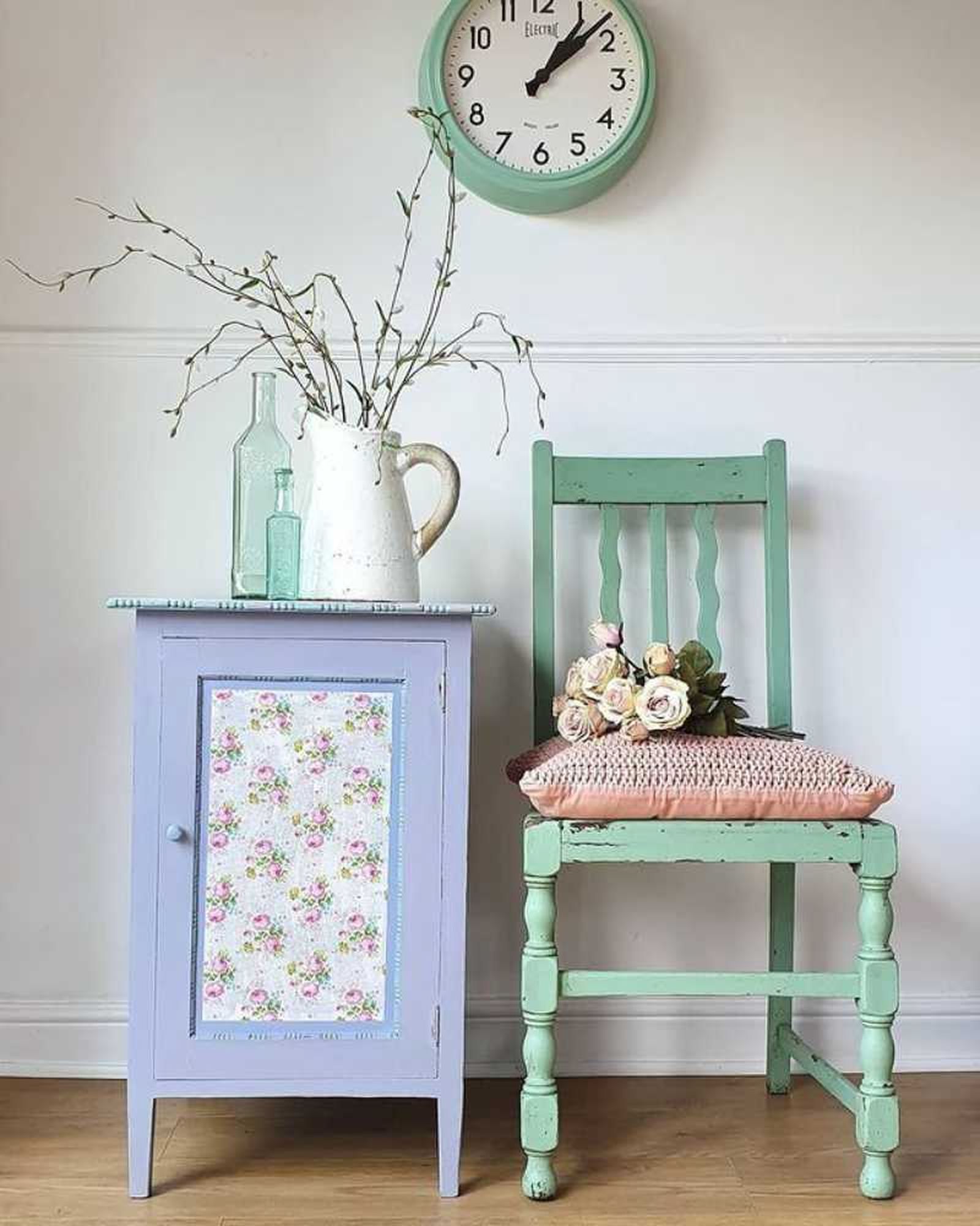 Muebles de estilo cottage de colores pastel. Muebles de estilo cottage de colores pastel.