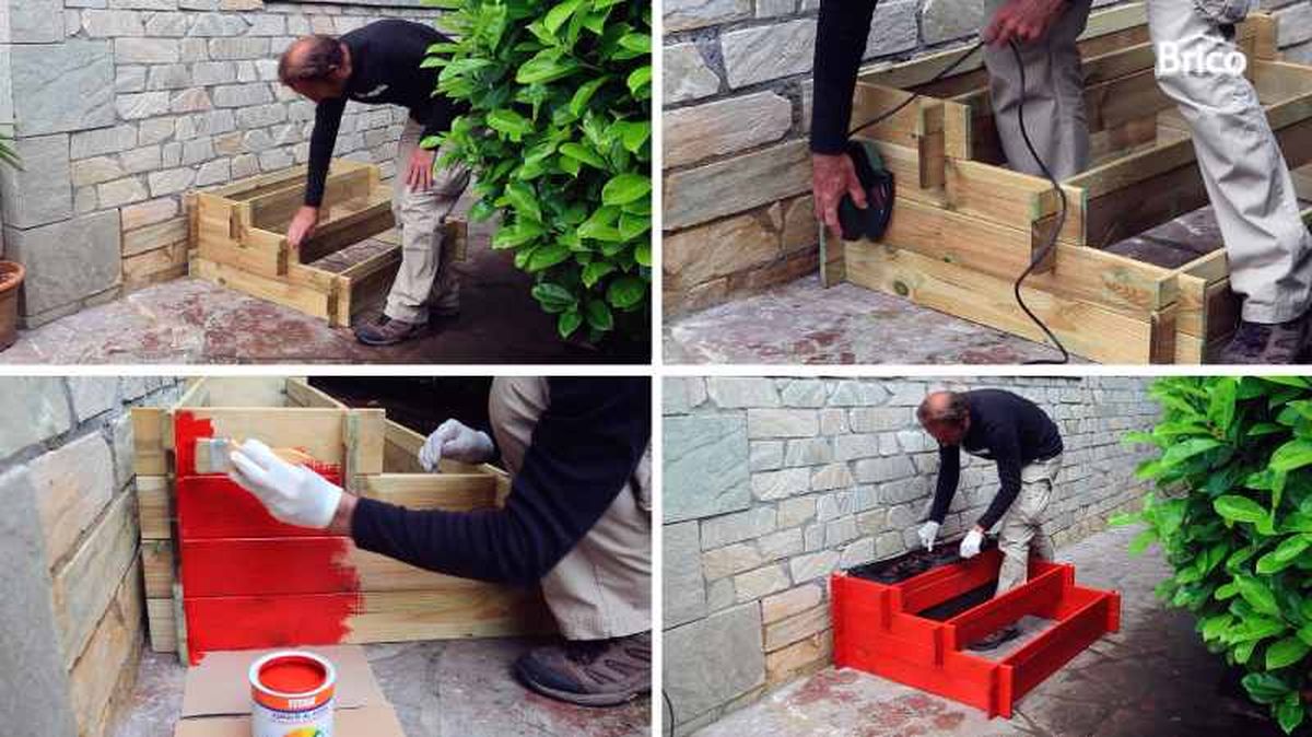 Pasos para proteger una mesa de cultivo de madera