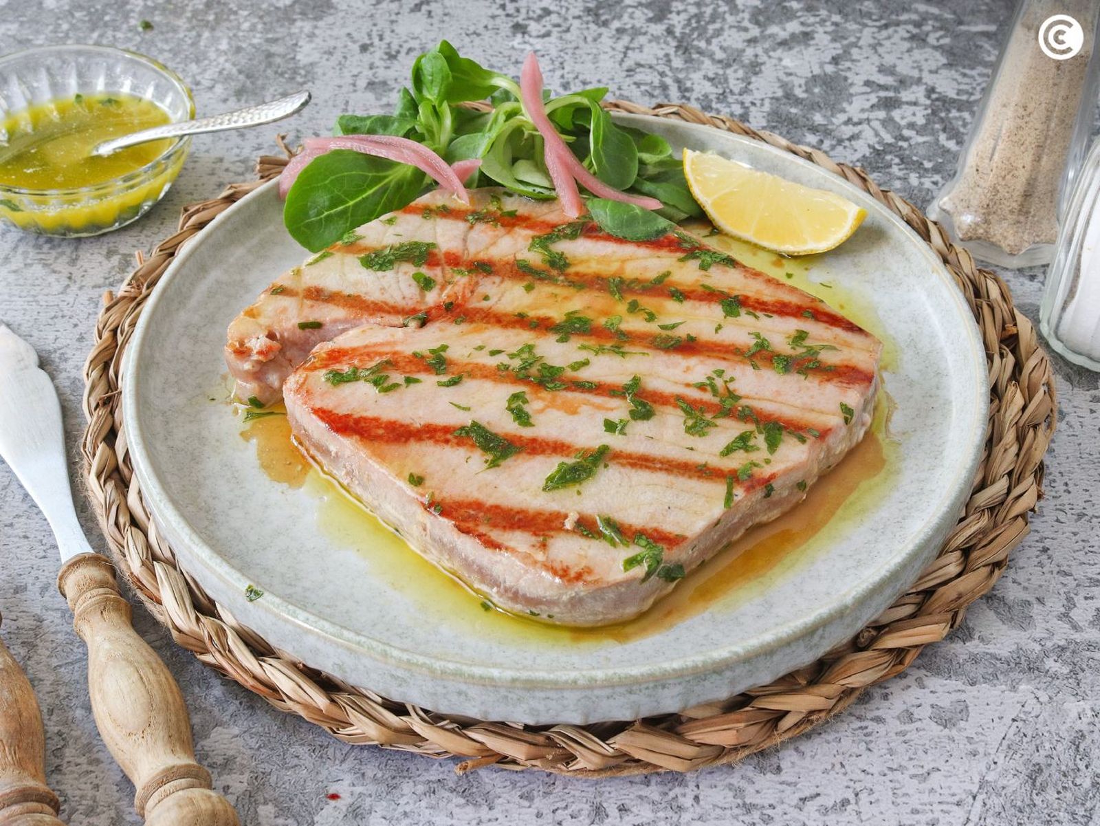 Bonito a la plancha