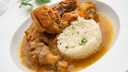 Gallina en pepitoria, receta de Karlos Arguiñano