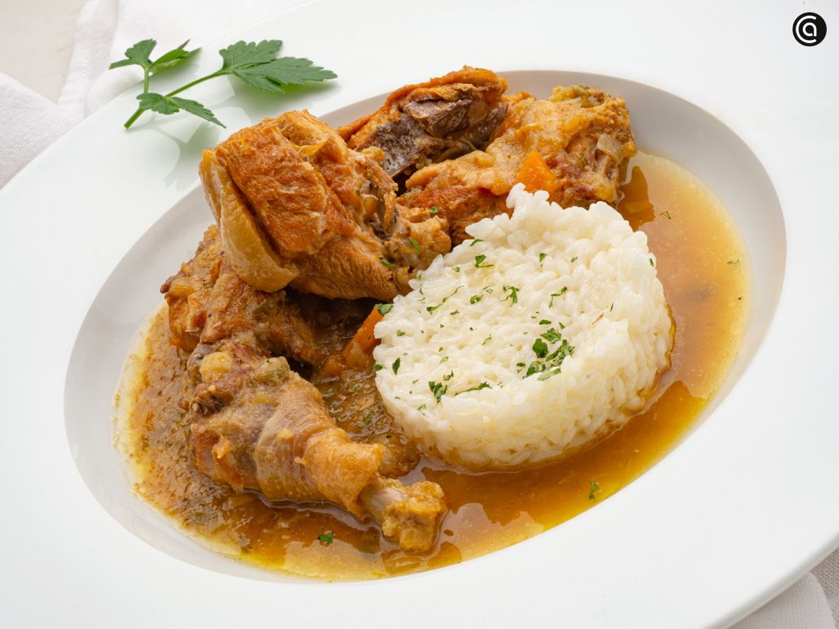 Gallina en pepitoria, receta de Karlos Arguiñano