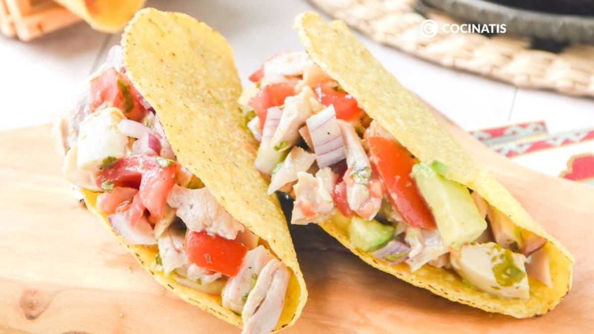 Tacos de pollo caseros