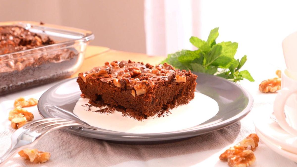 Brownie de chocolate   Paso 6