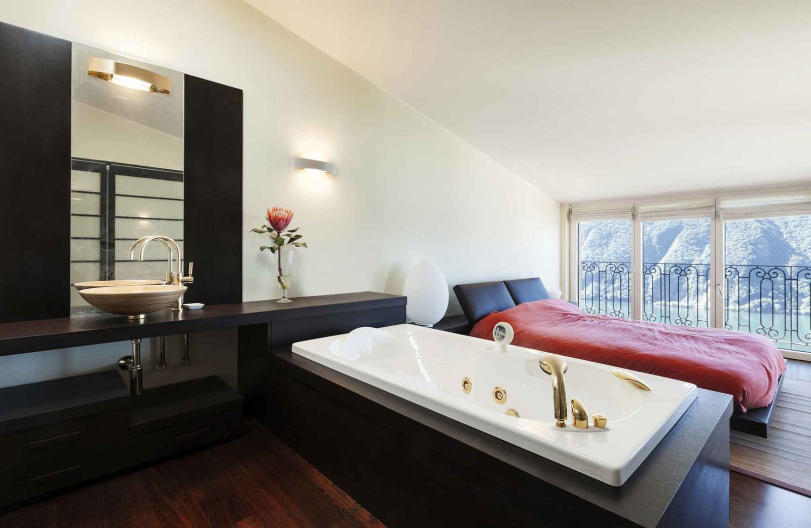Baños abiertos al dormitorio 2 Baños abiertos al dormitorio 2