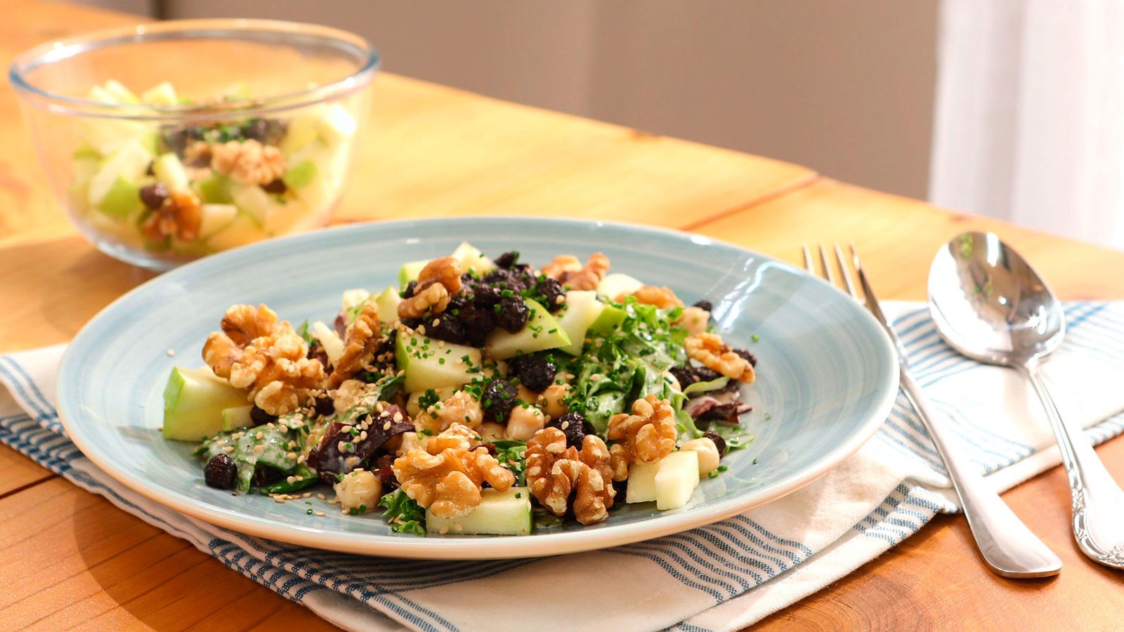 Ensalada de garbanzos y nueces Paso 5 Ensalada de garbanzos y nueces Paso 5