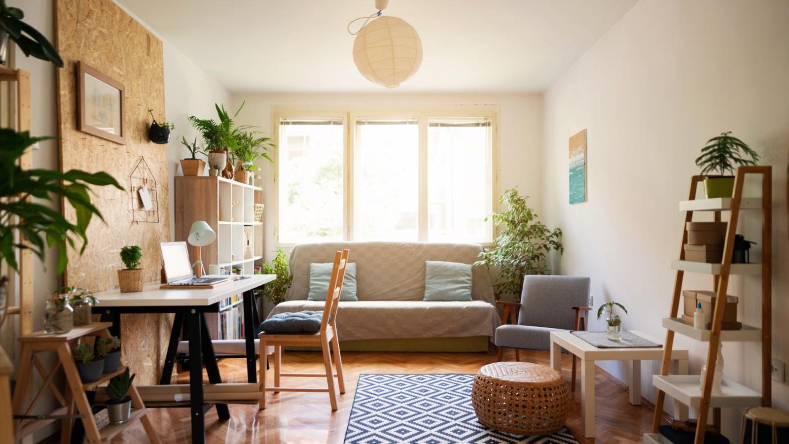 Salón con decoración acogedora sin hacer obras.