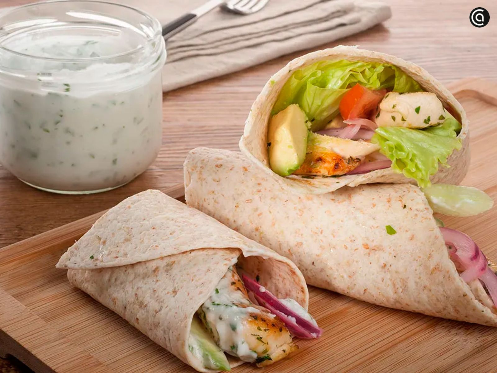 Wrap de pollo y aguacate, receta de Cocina Abierta