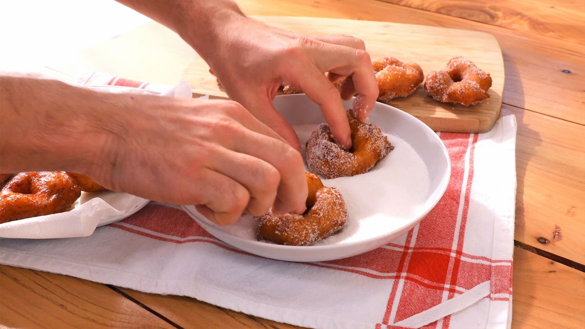 buñuelos de calabaza  paso 6